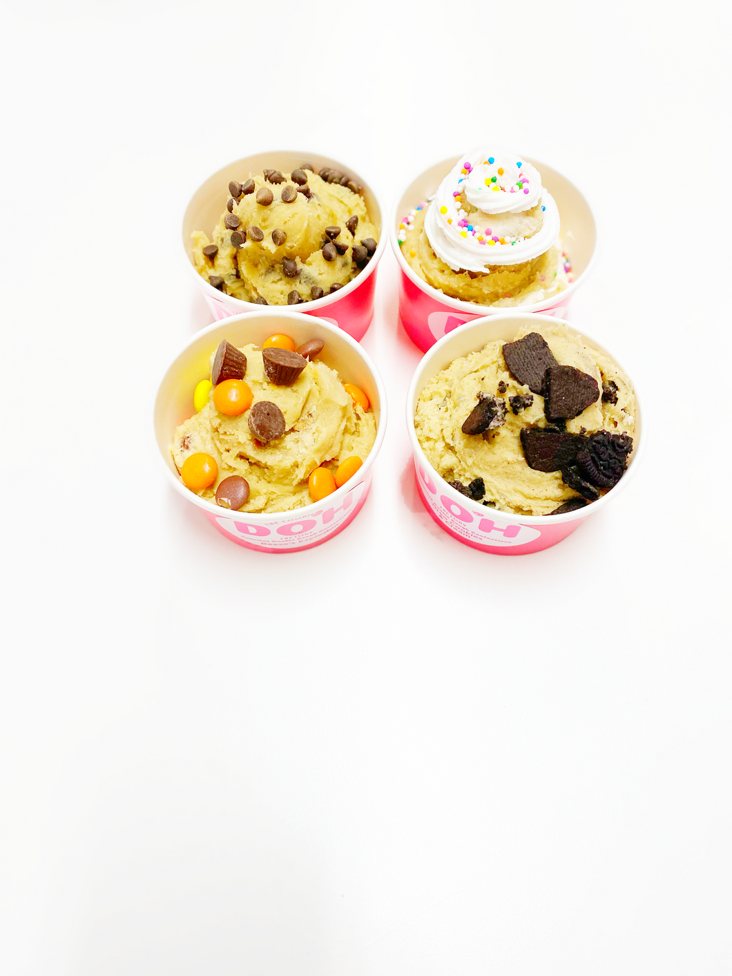 4pk of edible cookie dough dessert favourites - The Cookie DOH! Factory