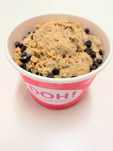 Family Size Nutella Skor Chocolate Crunch edible cookie dough dessert - The Cookie DOH! Factory