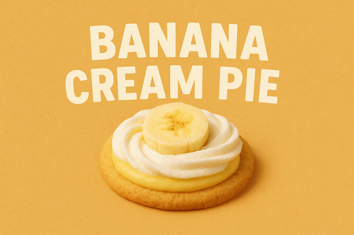 banana cream pie edible cookie dough dessert