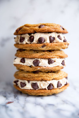 Chocolate Chip edible cookie dough sandwich - The Cookie DOH! Factory